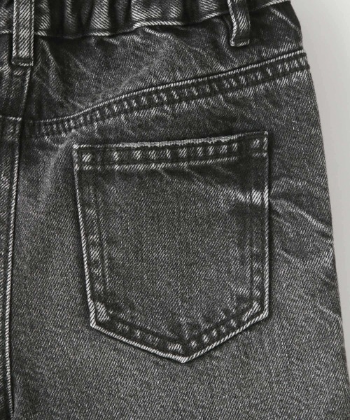 LOWRYS FARM（ローリーズファーム）の「ＣＯＮＥデニムフレアパンツ　131389（デニムパンツ・キッズ・ブラック/ブルー・150cm/140cm/130cm/120cm/110cm）」の7枚目の写真