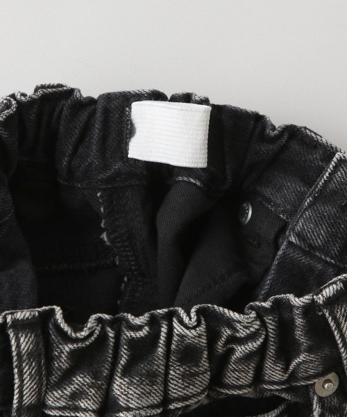 LOWRYS FARM（ローリーズファーム）の「ＣＯＮＥデニムフレアパンツ　131389（デニムパンツ・キッズ・ブラック/ブルー・150cm/140cm/130cm/120cm/110cm）」の5枚目の写真