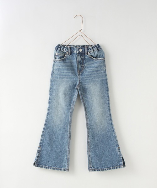 LOWRYS FARM（ローリーズファーム）の「ＣＯＮＥデニムフレアパンツ　131389（デニムパンツ・キッズ・ブラック/ブルー・150cm/140cm/130cm/120cm/110cm）」の22枚目の写真