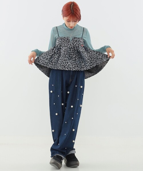 mmts(マミタス)の「ベンガル キャミソール(キャミソール・レディース・グレー/ベージュ・ONE SIZE)」の13枚目の写真