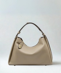 【NiiNa】【高品質牛革】2wayワンハンドルクロススクエアバッグ