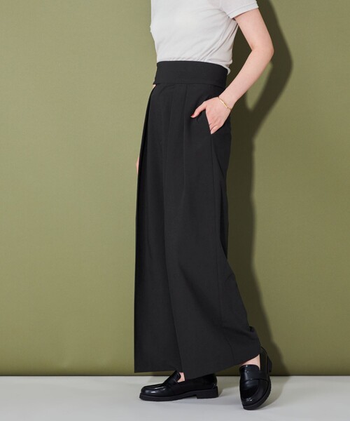 CITEN（シテン）の「＜CITEN＞スーパーワイドスラックス（スラックス・レディース・グレー/ブラック・M/S）」の12枚目の写真