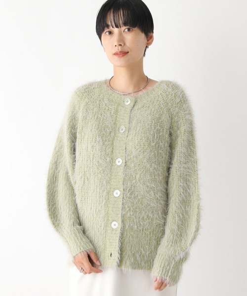 LEPSIM（レプシィム）の「3ゲージMIXフェザーカーディガン　137520（カーディガン/ボレロ・レディース・ライトベージュ/レッド/ライトグリーン・FREE）」の18枚目の写真