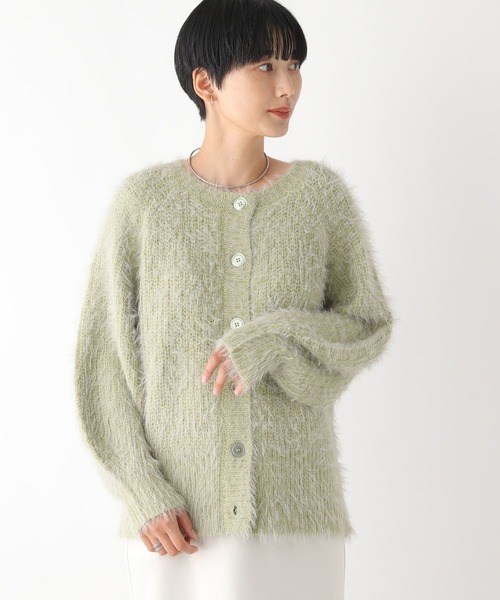 LEPSIM（レプシィム）の「3ゲージMIXフェザーカーディガン　137520（カーディガン/ボレロ・レディース・ライトベージュ/レッド/ライトグリーン・FREE）」の19枚目の写真