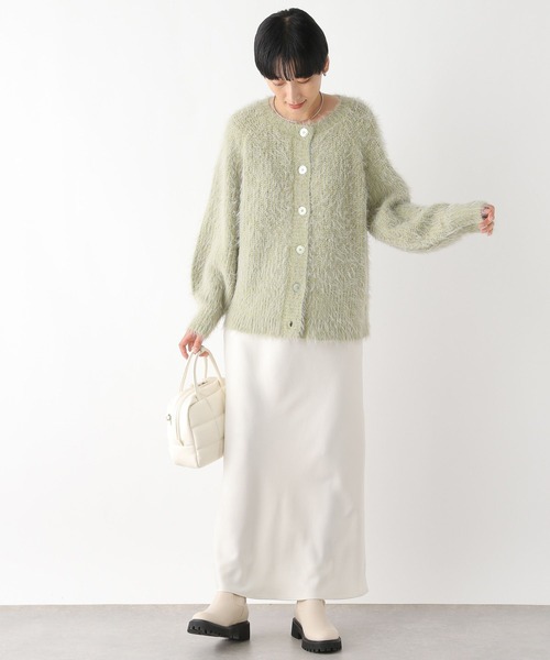 LEPSIM（レプシィム）の「3ゲージMIXフェザーカーディガン　137520（カーディガン/ボレロ・レディース・ライトベージュ/レッド/ライトグリーン・FREE）」の20枚目の写真