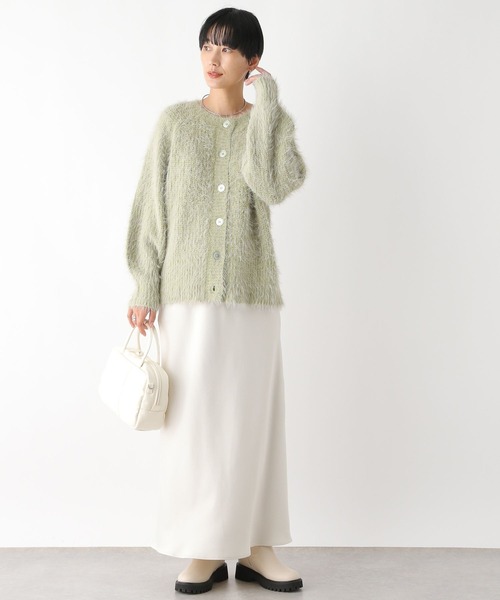 LEPSIM（レプシィム）の「3ゲージMIXフェザーカーディガン　137520（カーディガン/ボレロ・レディース・ライトベージュ/レッド/ライトグリーン・FREE）」の21枚目の写真