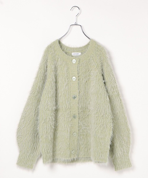 LEPSIM（レプシィム）の「3ゲージMIXフェザーカーディガン　137520（カーディガン/ボレロ・レディース・ライトベージュ/レッド/ライトグリーン・FREE）」の13枚目の写真