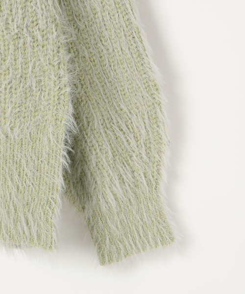 LEPSIM（レプシィム）の「3ゲージMIXフェザーカーディガン　137520（カーディガン/ボレロ・レディース・ライトベージュ/レッド/ライトグリーン・FREE）」の17枚目の写真