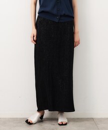 OPAQUE.CLIP | メタリックイージーナロースカート【洗濯機洗い可】(スカート)