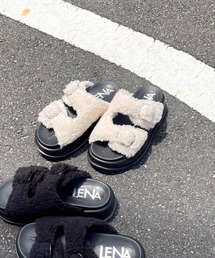 ダブルベルトボアサンダル