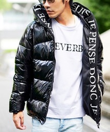 EVOLUTION（エボリューション）の「【EVOLUTION】ロゴデザイン/シャイニ－シレ加工 / ファイバーダウンジャケット（ダウンジャケット/コート）」