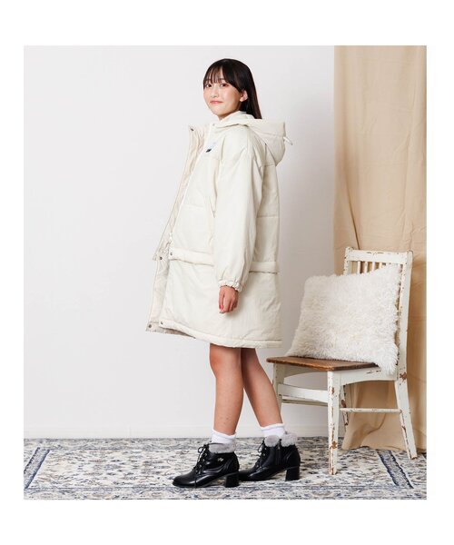 algy(アルジー)の「【保温・撥水】クマミミメニWAYアウター(ダウンジャケット/コート・キッズ・ブラック/アイボリー・XX-SMALL/X-SMALL/SMALL/MEDIUM)」の20枚目の写真