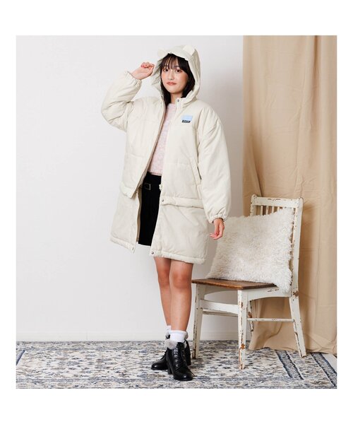 algy(アルジー)の「【保温・撥水】クマミミメニWAYアウター(ダウンジャケット/コート・キッズ・ブラック/アイボリー・XX-SMALL/X-SMALL/SMALL/MEDIUM)」の22枚目の写真