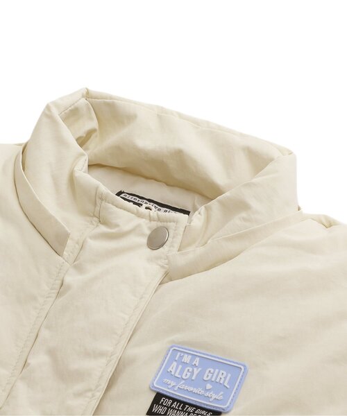 algy(アルジー)の「【保温・撥水】クマミミメニWAYアウター(ダウンジャケット/コート・キッズ・ブラック/アイボリー・XX-SMALL/X-SMALL/SMALL/MEDIUM)」の10枚目の写真