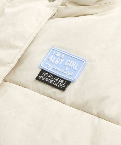 algy(アルジー)の「【保温・撥水】クマミミメニWAYアウター(ダウンジャケット/コート・キッズ・ブラック/アイボリー・XX-SMALL/X-SMALL/SMALL/MEDIUM)」の11枚目の写真