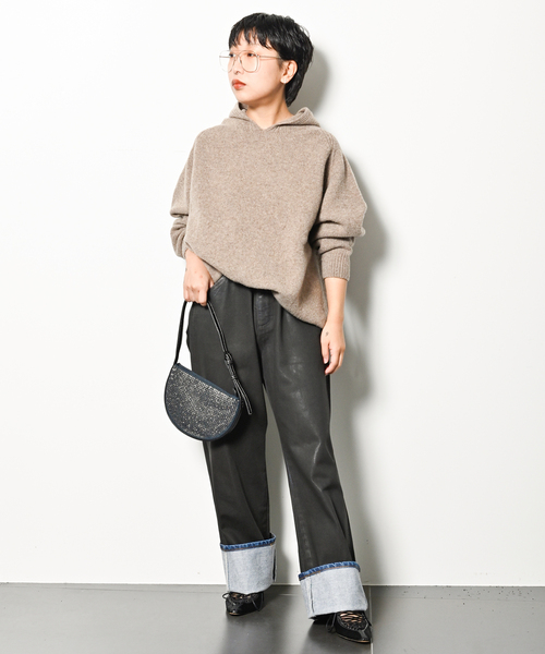 Wrangler（ラングラー）の「Wrangler 別注 COATING PANTS：デニムパンツ（デニムパンツ・レディース・ブラウン・27/28/29）」の10枚目の写真