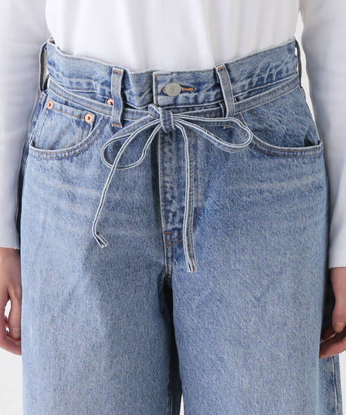 OUTDOOR PRODUCTS（アウトドアプロダクツ）の「LEVIS XL STRAIGHT（スラックス・レディース・ブルー/ブラック・25cm/26cm/27cm）」の9枚目の写真