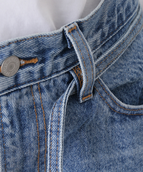 OUTDOOR PRODUCTS（アウトドアプロダクツ）の「LEVIS XL STRAIGHT（スラックス・レディース・ブルー/ブラック・25cm/26cm/27cm）」の22枚目の写真