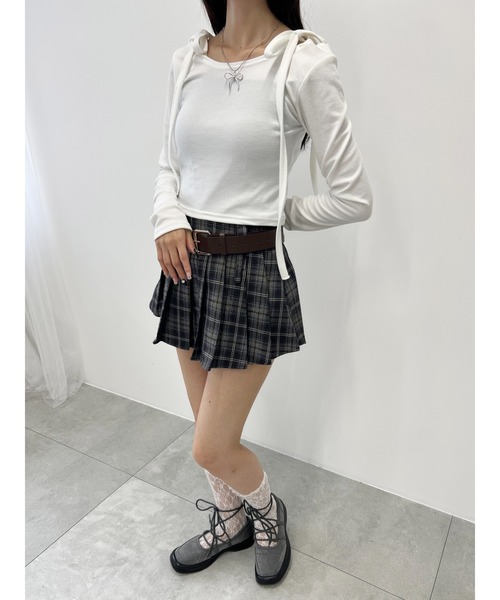 PHILLY(フィリー)の「【PHILLY】リボンオフショルロンT(Tシャツ/カットソー・レディース・ピンク/ホワイト/ブラック・FREE)」の8枚目の写真