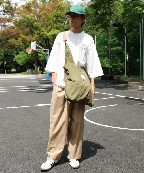 POLeR(ポーラー)の「【POLeR/ポーラー 別注】ストラップショッピングバッグ(エコバッグ/サブバッグ・レディース・グレー/オリーブ・FREE)」の5枚目の写真