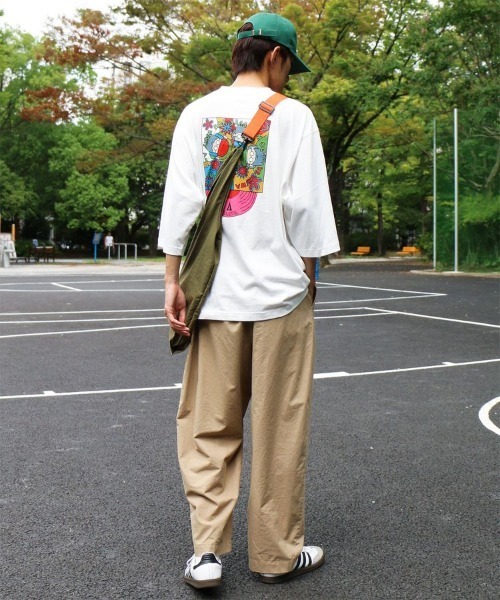 POLeR(ポーラー)の「【POLeR/ポーラー 別注】ストラップショッピングバッグ(エコバッグ/サブバッグ・レディース・グレー/オリーブ・FREE)」の8枚目の写真