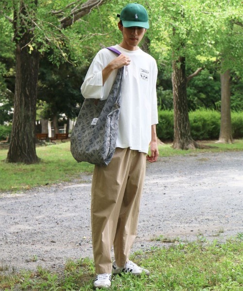 POLeR(ポーラー)の「【POLeR/ポーラー 別注】ストラップショッピングバッグ(エコバッグ/サブバッグ・レディース・グレー/オリーブ・FREE)」の15枚目の写真