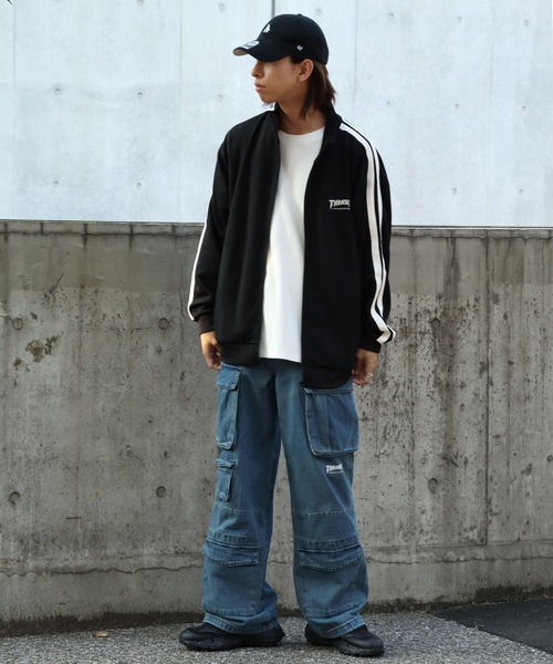 CORPUS SELECT(コーパストーキョー)の「【THRASHER/スラッシャー】9ポケットカーゴデニムパンツ(デニムパンツ・メンズ・ブラック/ブルー・LL/L/M)」の12枚目の写真