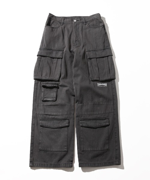 CORPUS SELECT(コーパストーキョー)の「【THRASHER/スラッシャー】9ポケットカーゴデニムパンツ(デニムパンツ・メンズ・ブラック/ブルー・LL/L/M)」の4枚目の写真