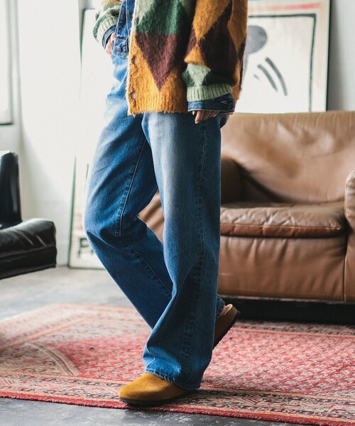 B:MING by BEAMS（ビーミングバイビームス）の「ambiance / Center Line Denim Pants（S～L）（デニムパンツ・レディース・ブラック/ブルー・SMALL/MEDIUM/LARGE）」の11枚目の写真