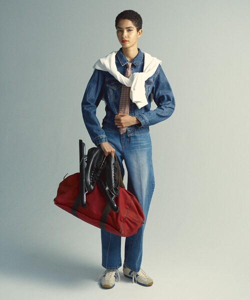 B:MING by BEAMS（ビーミングバイビームス）の「ambiance / Center Line Denim Pants（S～L）（デニムパンツ・レディース・ブラック/ブルー・SMALL/MEDIUM/LARGE）」の13枚目の写真