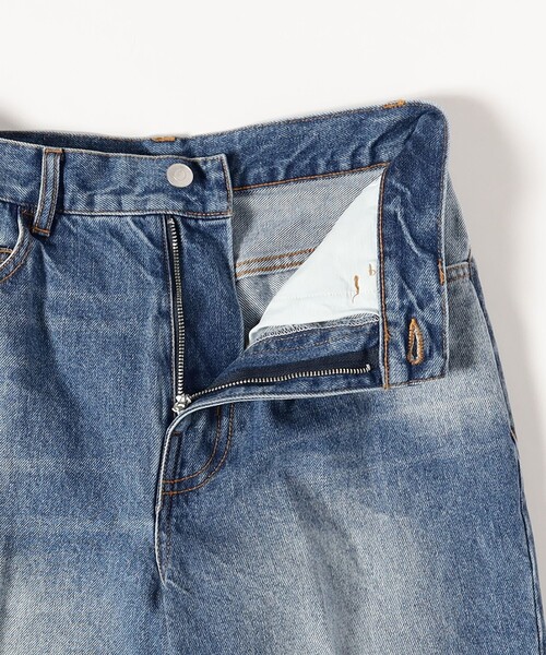 B:MING by BEAMS（ビーミングバイビームス）の「ambiance / Center Line Denim Pants（S～L）（デニムパンツ・レディース・ブラック/ブルー・SMALL/MEDIUM/LARGE）」の17枚目の写真