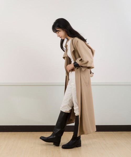 REMME（レメ）の「【REMME/レメ】バックジップ ロングブーツ（ブーツ