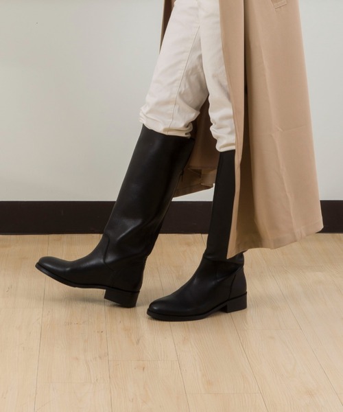 REMME（レメ）の「【REMME/レメ】バックジップ ロングブーツ
