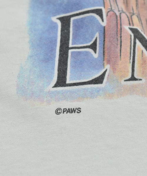 VINTAGE（ヴィンテージ）の「【ヴィンテージ古着】90’s Garfield “LONDON” キャラクターTシャツ（Tシャツ/カットソー・メンズ・ホワイト・LARGE）」の4枚目の写真