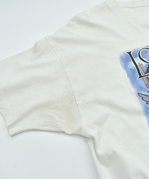 VINTAGE（ヴィンテージ）の「【ヴィンテージ古着】90’s Garfield “LONDON” キャラクターTシャツ（Tシャツ/カットソー・メンズ・ホワイト・LARGE）」の6枚目の写真