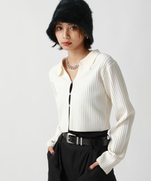 PAGEBOY | エリツキホックリブTOPS(ニット/セーター)