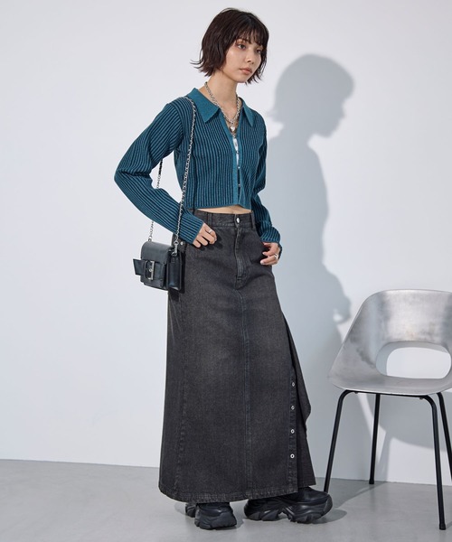 PAGEBOY（ページボーイ）の「エリツキホックリブTOPS（ニット