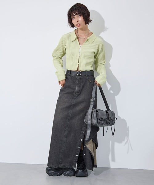 PAGEBOY（ページボーイ）の「エリツキホックリブTOPS（ニット