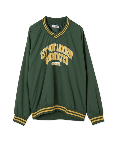 WEGO(ウィゴー)の「WEGO/ナイロンカレッジプルオーバー(スウェット・メンズ・ダークグリーン/ベージュ・LARGE/MEDIUM)」の15枚目の写真