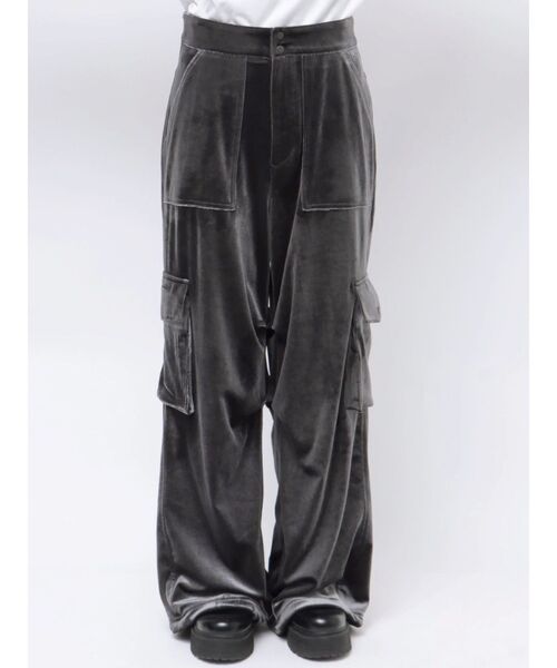 EMODA（エモダ）の「アウトポケットタンクカーゴパンツ（カーゴパンツ・レディース・ブラック/グレー・SMALL/MEDIUM）」の14枚目の写真