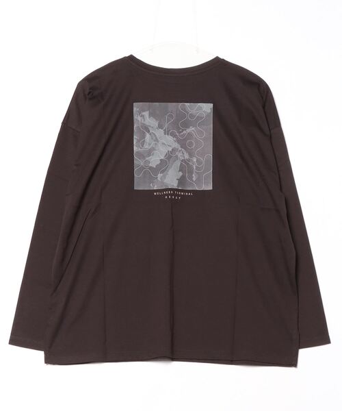 tシャツ ナージージャパン NERGY ルーズシルエットロングTシャツ_ レディース ナージー NERGY レディース フィットネス 長袖Tシャツ ルーズ