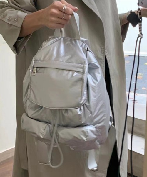 【セール】メタリックバックパック（Tシャツ/カットソー）｜deux amour（ドゥーザムール） 4,959円