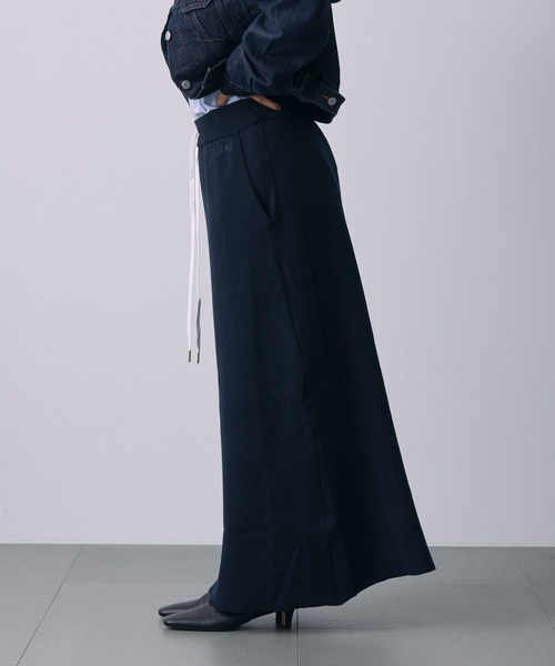 jj mercer（ジェイジェイマーサー）の「【J.J. Mercer】スウェットニットスカート（スカート・レディース・ネイビー/グレー・フリー）」の13枚目の写真