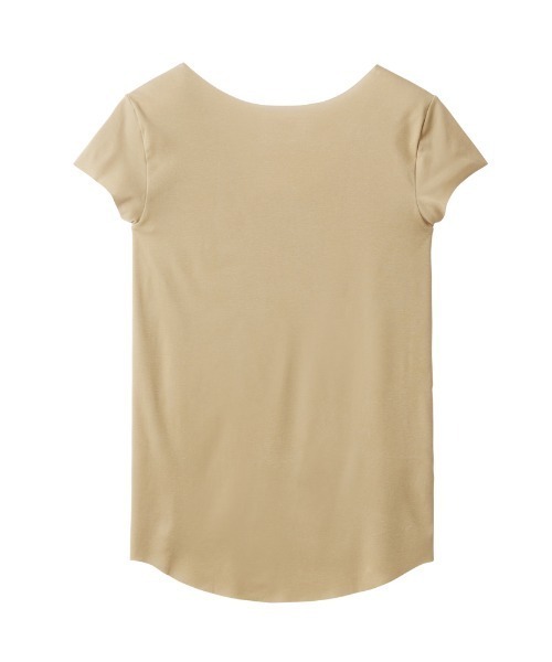 in.T（インティー）の「【ゆったりタイプ新登場】これ一枚でTシャツスタイルのお悩みを解決！『in.T』クルーネックTシャツ ボートネック対応（インナーウェア/肌着・メンズ・オレンジ/ブラック/ライトベージュ/ライトグレー・MEDIUM/LARGE/X-LARGE）」の12枚目の写真