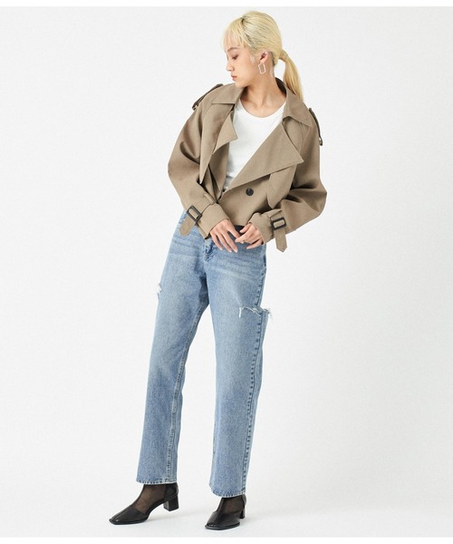 ANAP（アナップ）の「3つボタンサイドカットデニムパンツ（デニムパンツ・レディース・ブルー・S/M）」の18枚目の写真