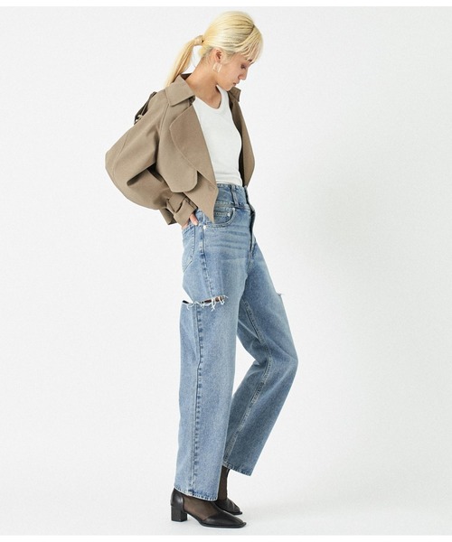 ANAP（アナップ）の「3つボタンサイドカットデニムパンツ（デニムパンツ・レディース・ブルー・S/M）」の20枚目の写真