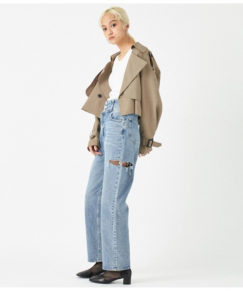 ANAP（アナップ）の「3つボタンサイドカットデニムパンツ（デニムパンツ・レディース・ブルー・S/M）」の21枚目の写真