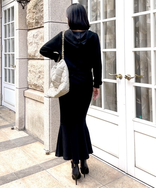 Julia Boutique（ジュリアブティック）の「キルティングチェーントートバッグ（トートバッグ・レディース・オフホワイト/ブラック/ブラウン・ONE）」の20枚目の写真