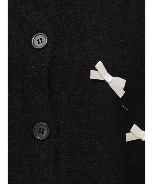 jouetie(ジュエティ)の「2WAYリボンニットカーディガン(カーディガン/ボレロ・レディース・その他1/ブラック/グレー・MEDIUM)」の15枚目の写真