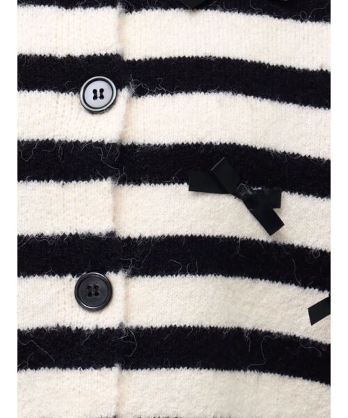 jouetie(ジュエティ)の「2WAYリボンニットカーディガン(カーディガン/ボレロ・レディース・その他1/ブラック/グレー・MEDIUM)」の16枚目の写真